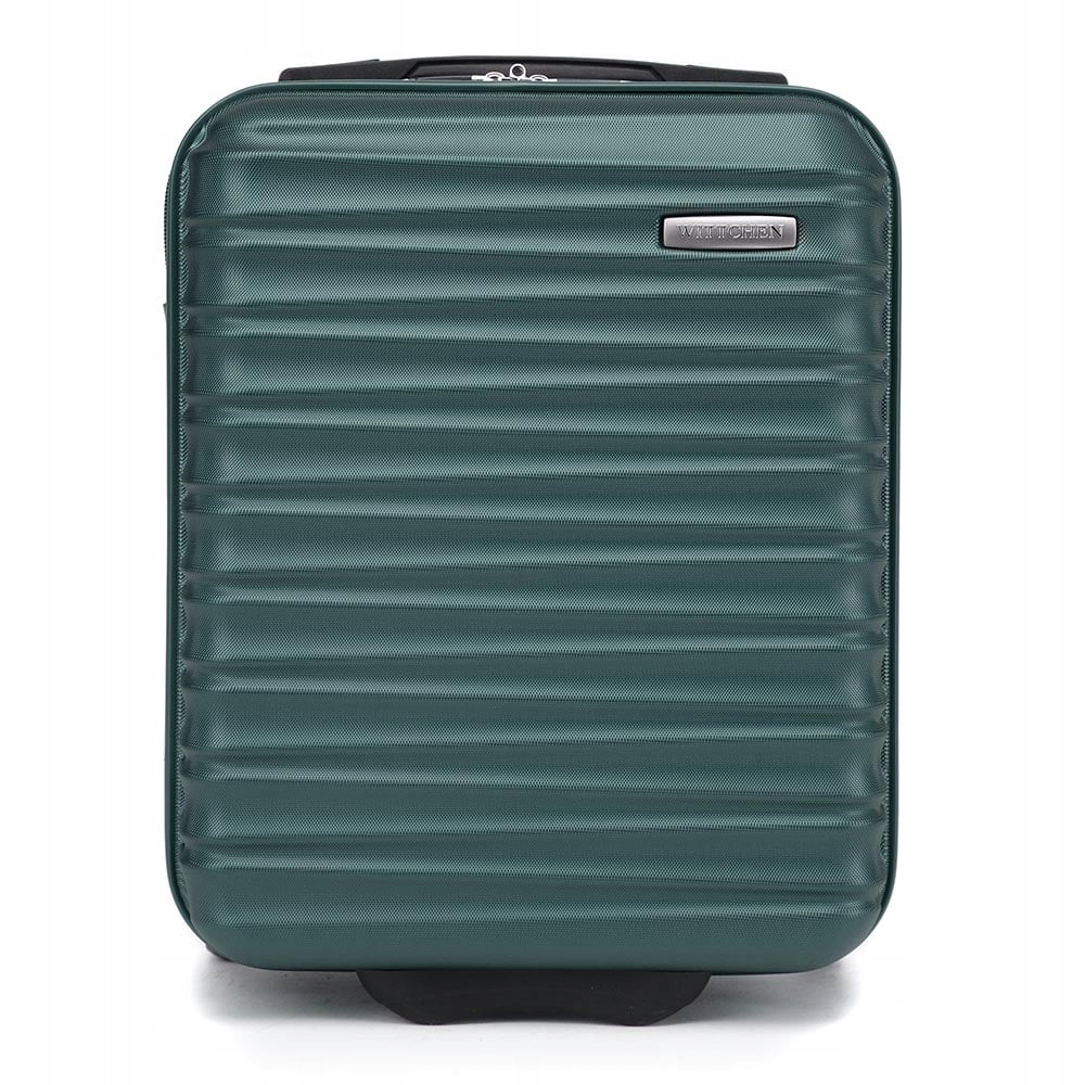 Wittchen mała walizka kabinowa na samolot z ABS-u zielona 40x30x20 cm