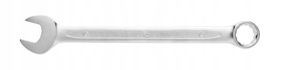 

Hogert HT1W415 Klucz płasko-oczkowy CrV 15 mm