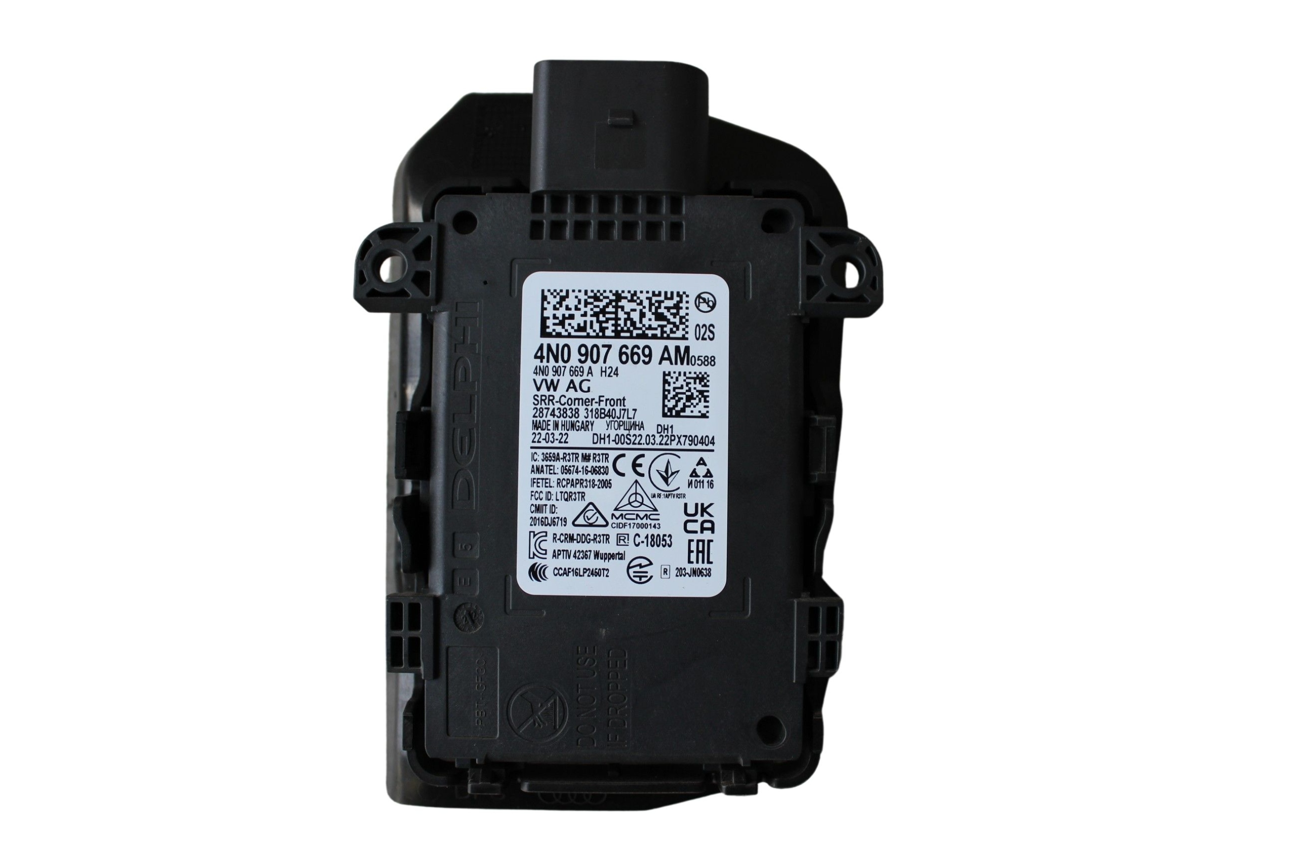 Допоміжний модуль ременя кріплення Audi 4n0907669am