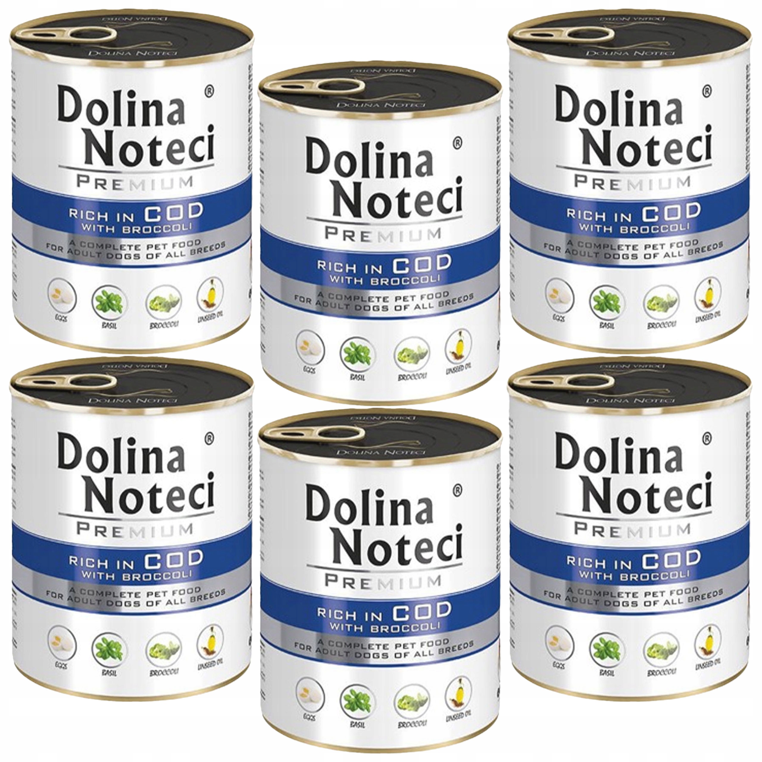 Levně Dolina Noteci Premium Krmivo mokré pro psa Příčesek 6 x 800 g bez obilovin zdravé