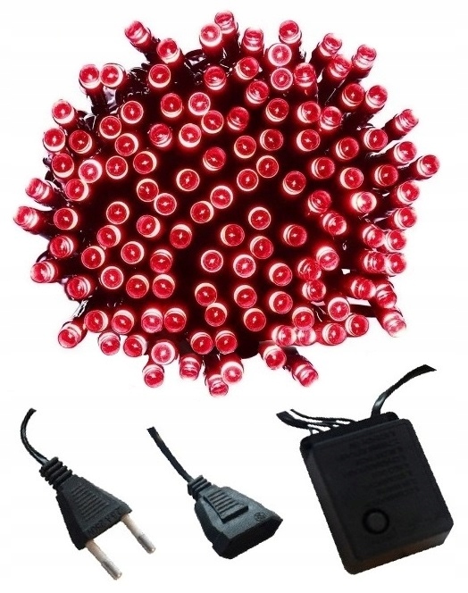 

Lampki Choinkowe 500 Led Sznur 38M Czerwone IP44