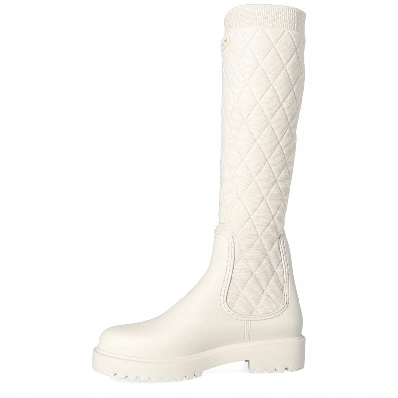 Wysokie kalosze premium - UNISA OFF WHITE 40 Kolor podeszwy biały