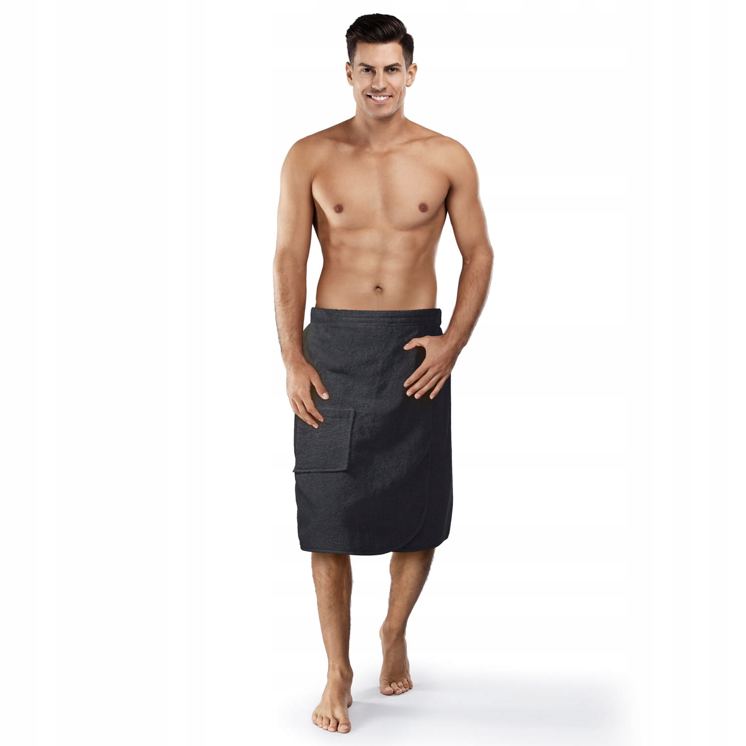 

Kilt Męski Ręcznik Bawełniany Do Sauny Grafit S/m