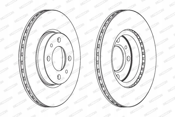 Brzdový Kotouč DDF521