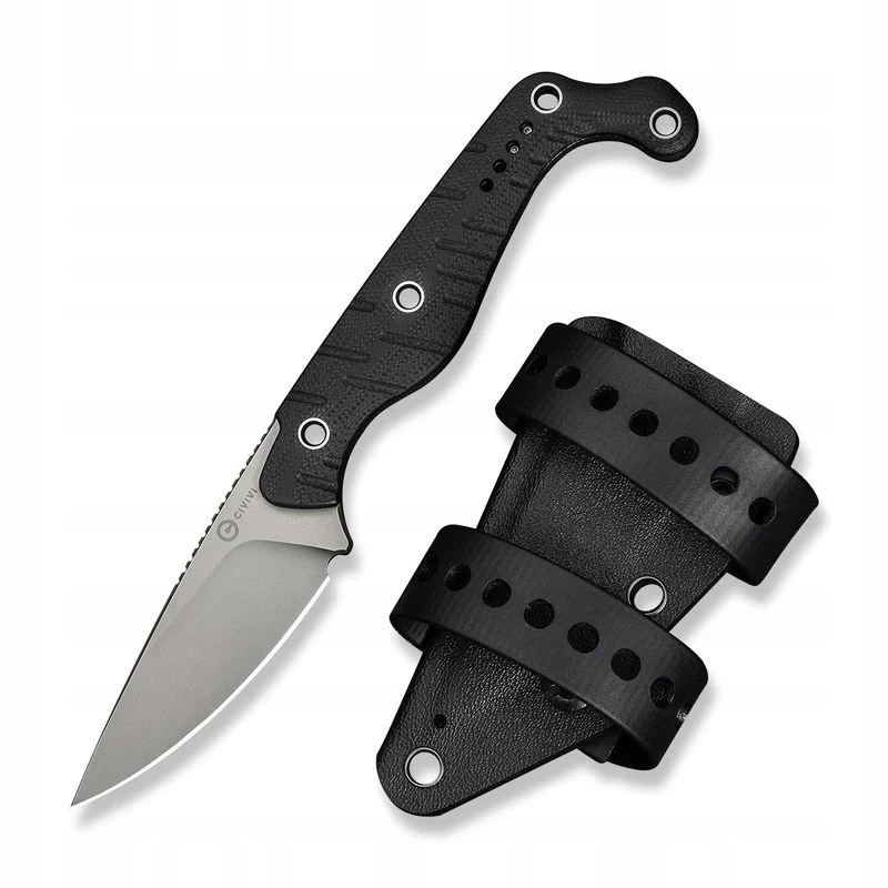 Nůž Civivi Sokn Black G10, Stonewashed Nitro-V od Kyle Lamb (C22027-1)