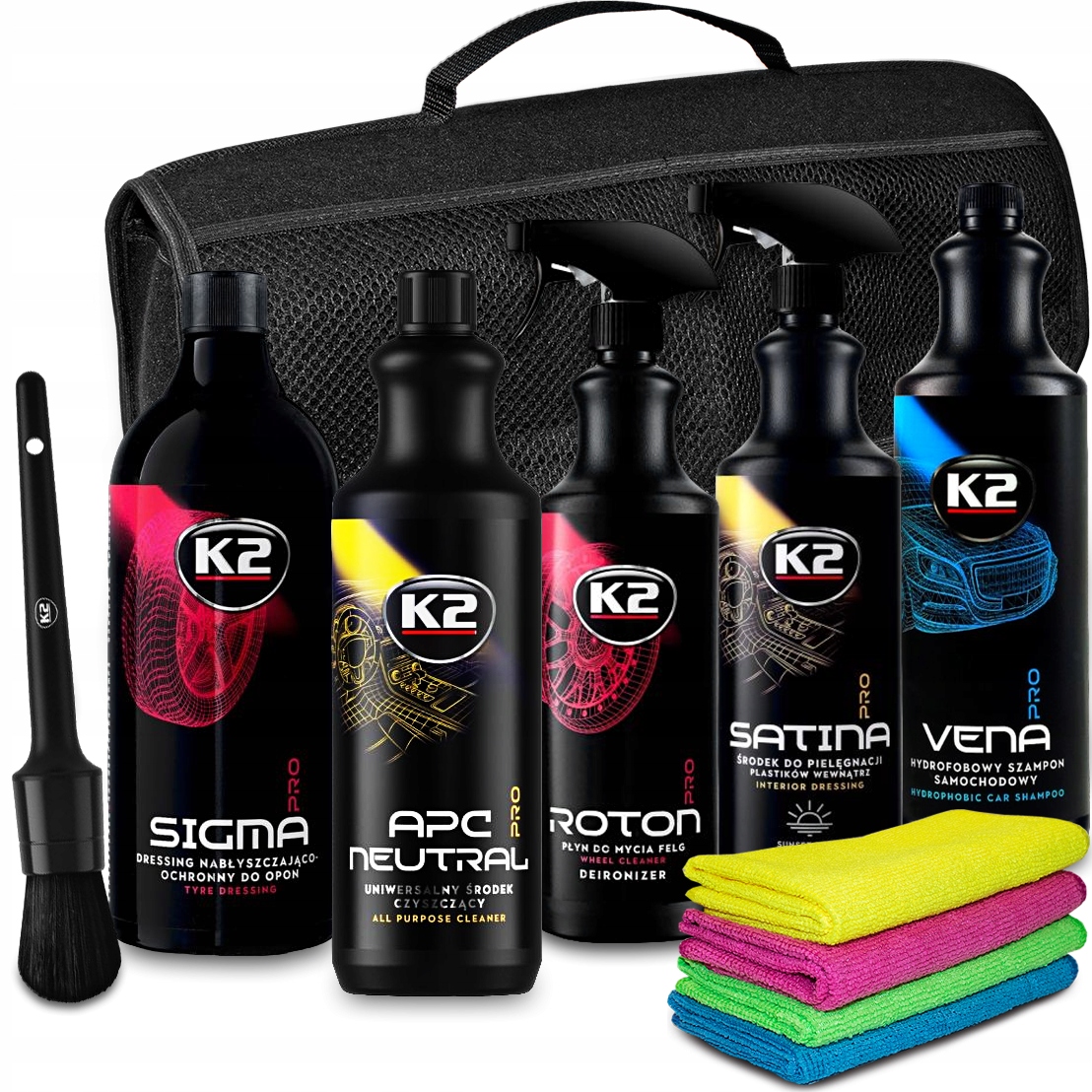 K2 большой набор косметики для автомобиля Car DETAILING