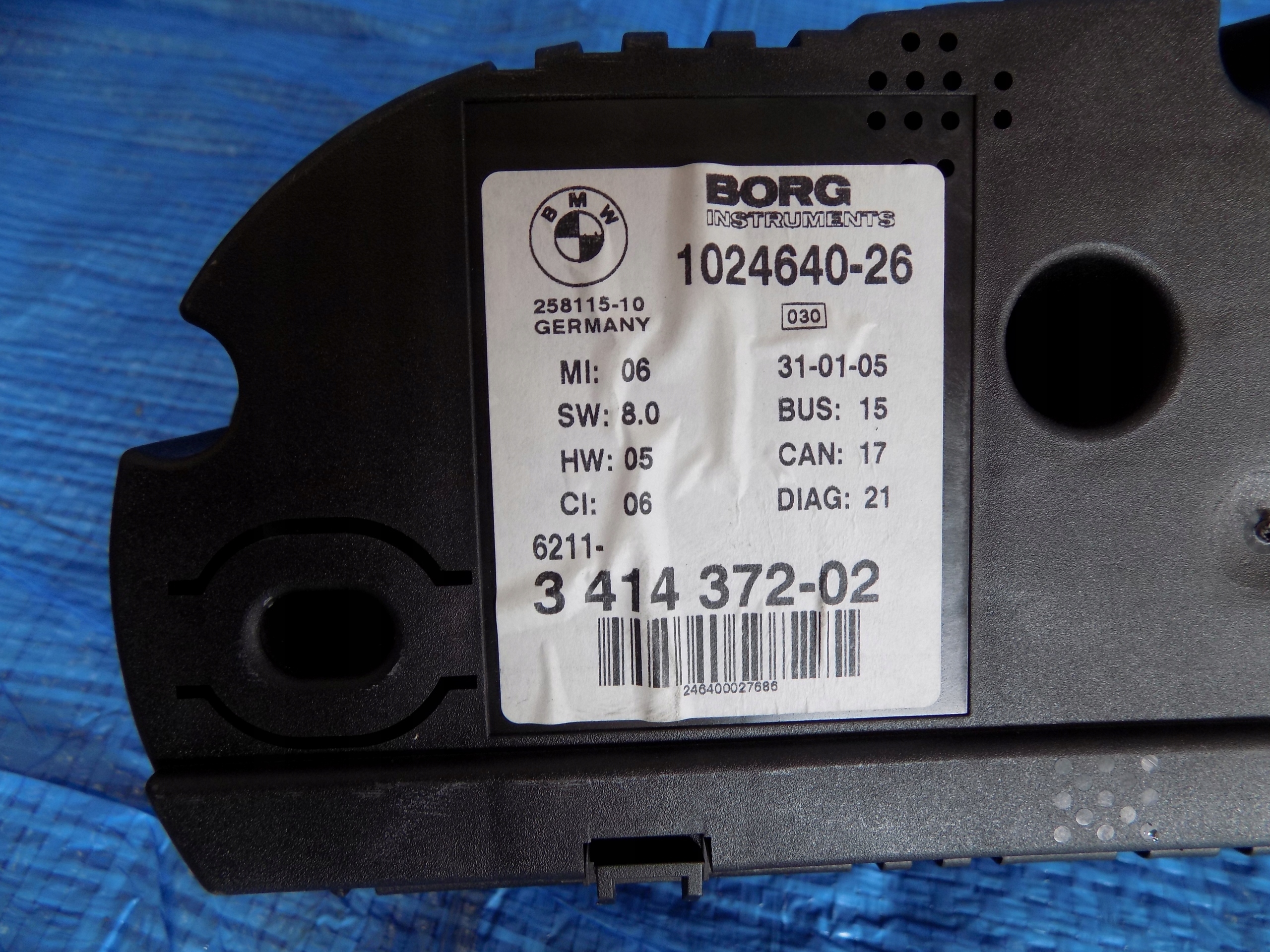 dials EUROPA BMW X3 E83 2.0 DIESEL