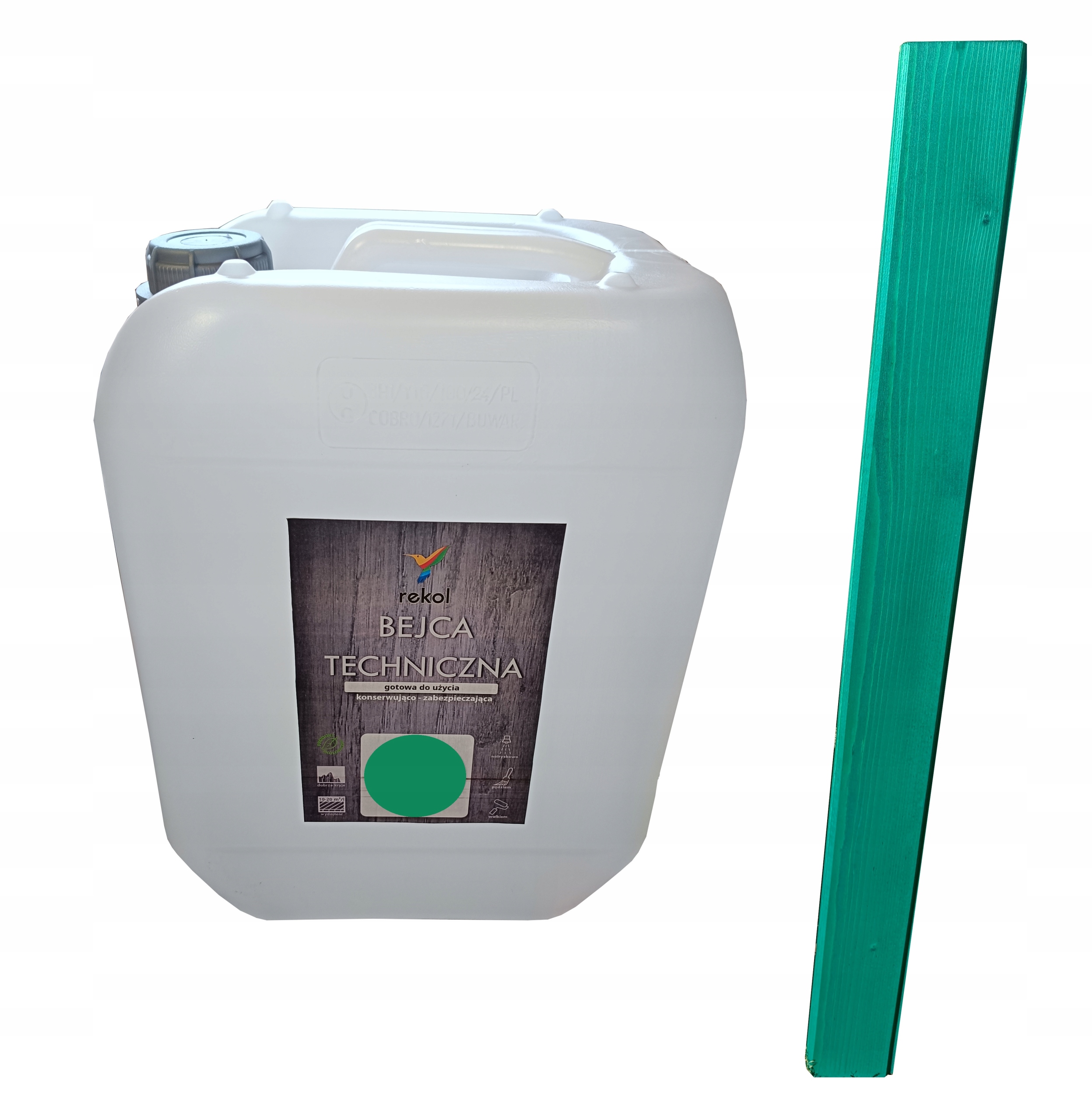 Rekol Technické Mořidlo Zelené 10 L Pro Stavební Bednění Pro Průmysl