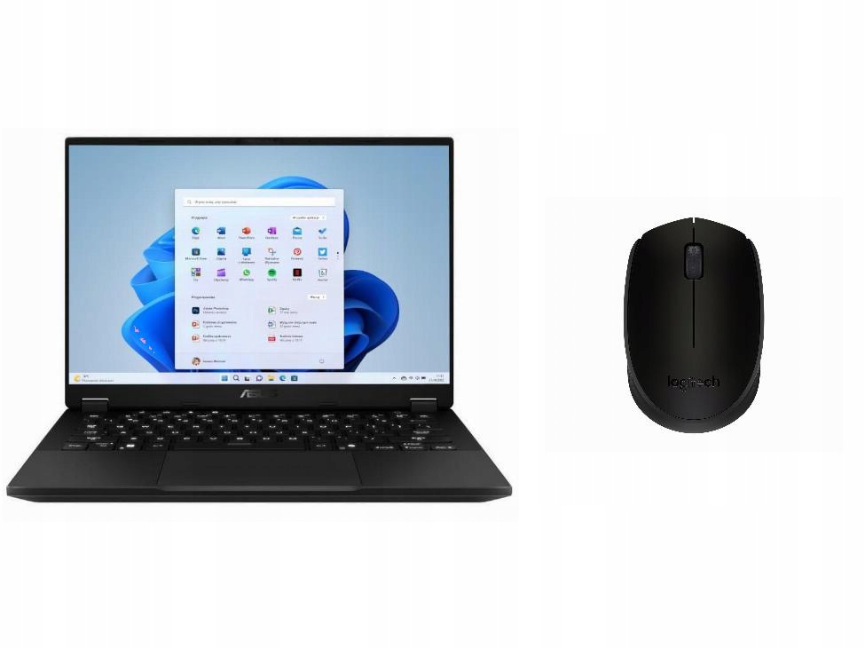 Laptop Asus Windows 11 Home Amd RyzenTM Stylowa Myszka