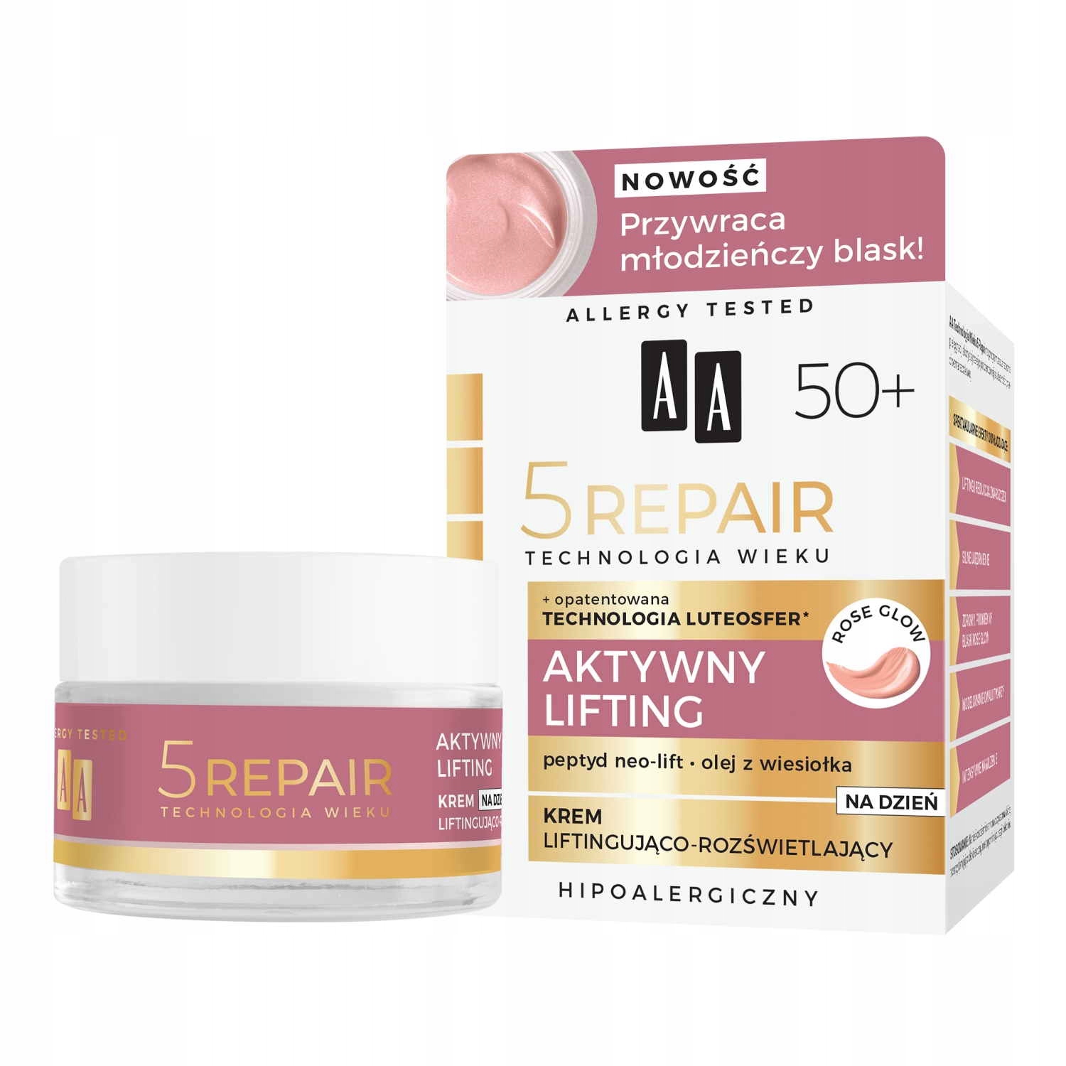 

Aa 5REPAIR Krem Na Dzień 50+ Aktywny Lifting 50 ml
