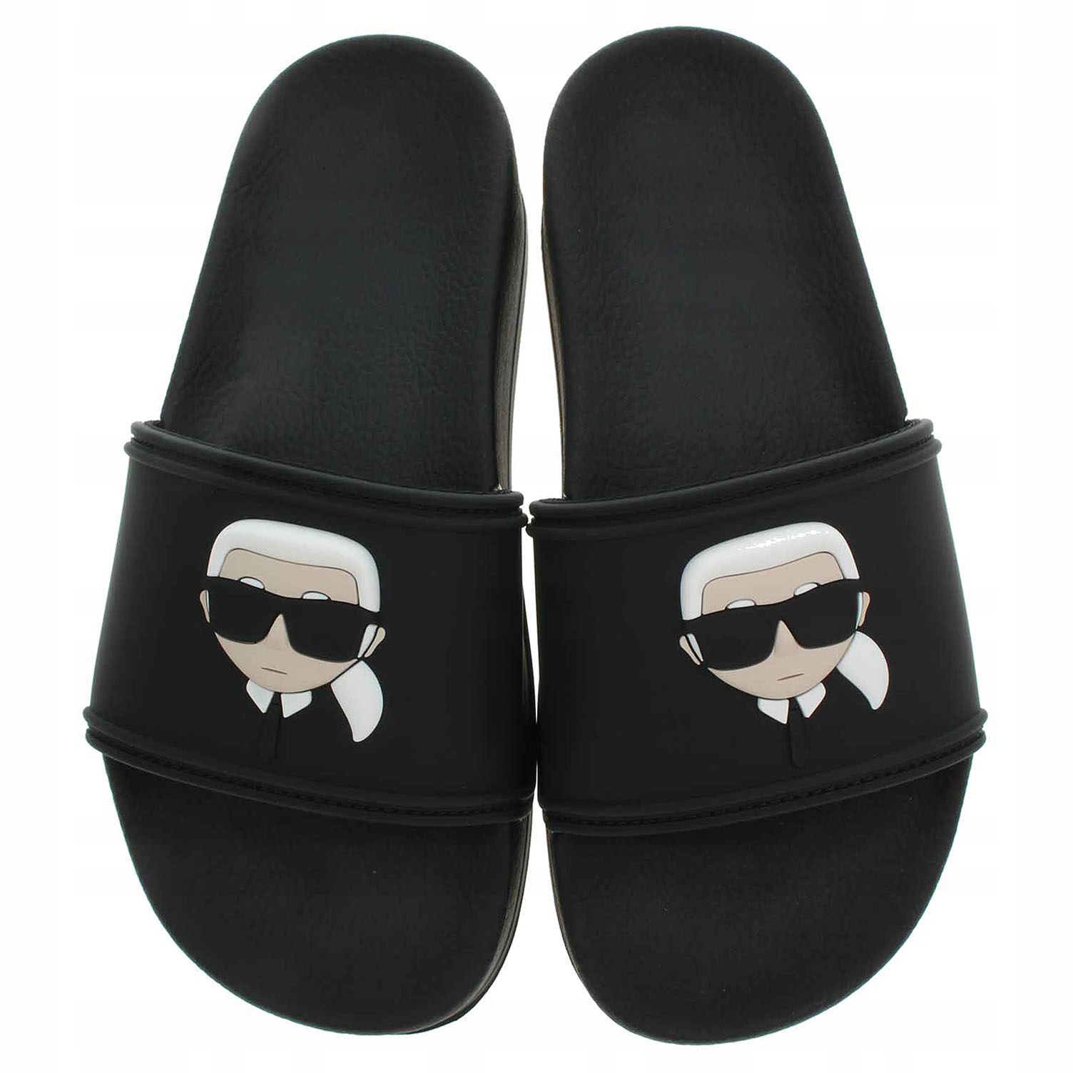 Karl Lagerfeld dámské plážové KL80805A V00 Black Rubber 40