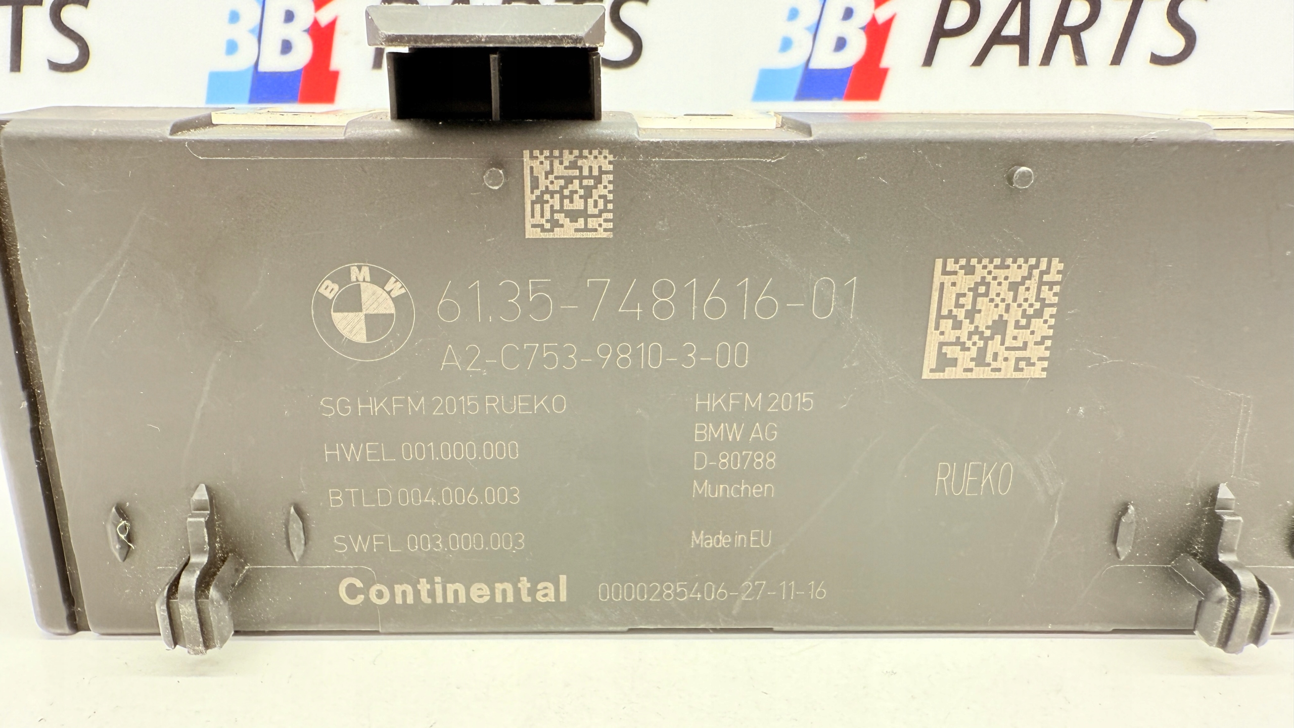 BMW F15 F31 F36 module control unit bonnet boot