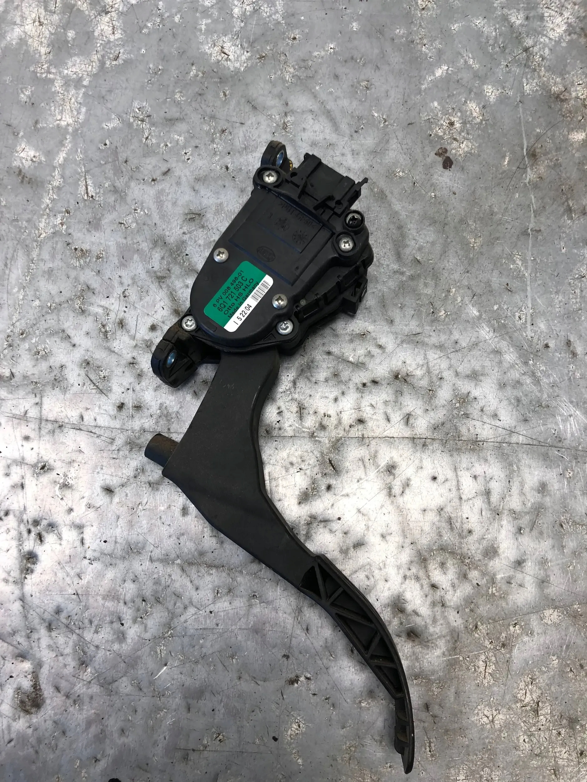 accelerator pedal potentiometer SKODA FABIA and 6Q1721503C