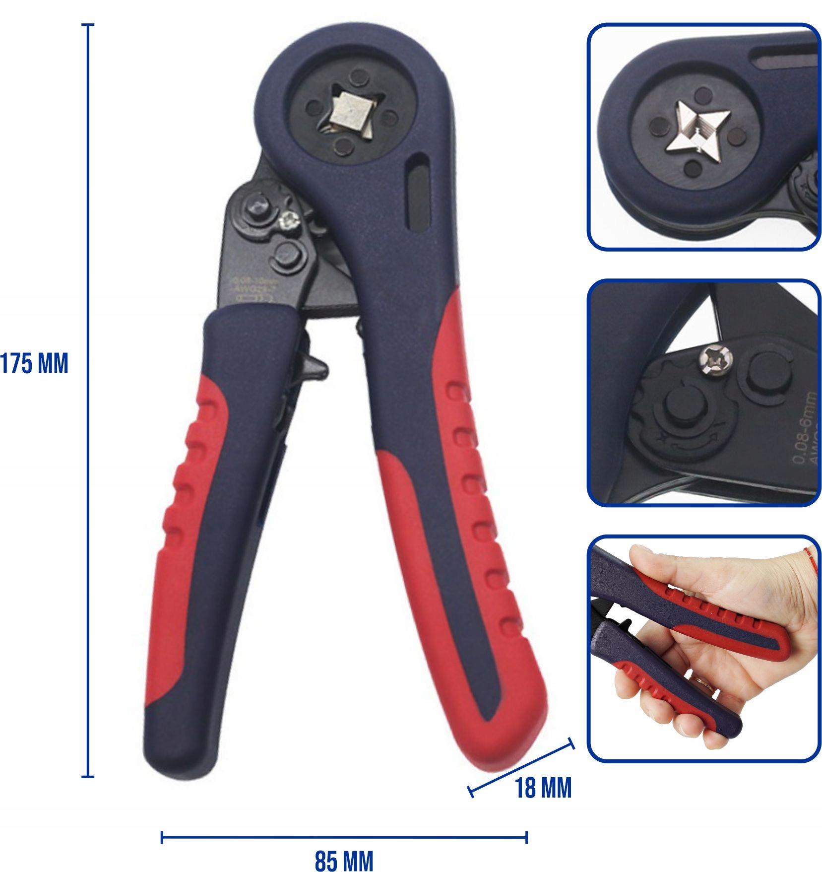 ZACISKARKA PRASKA TULEJEK IZOLOWANYCH ZESTAW 800 Informacje o bezpieczeństwie CE