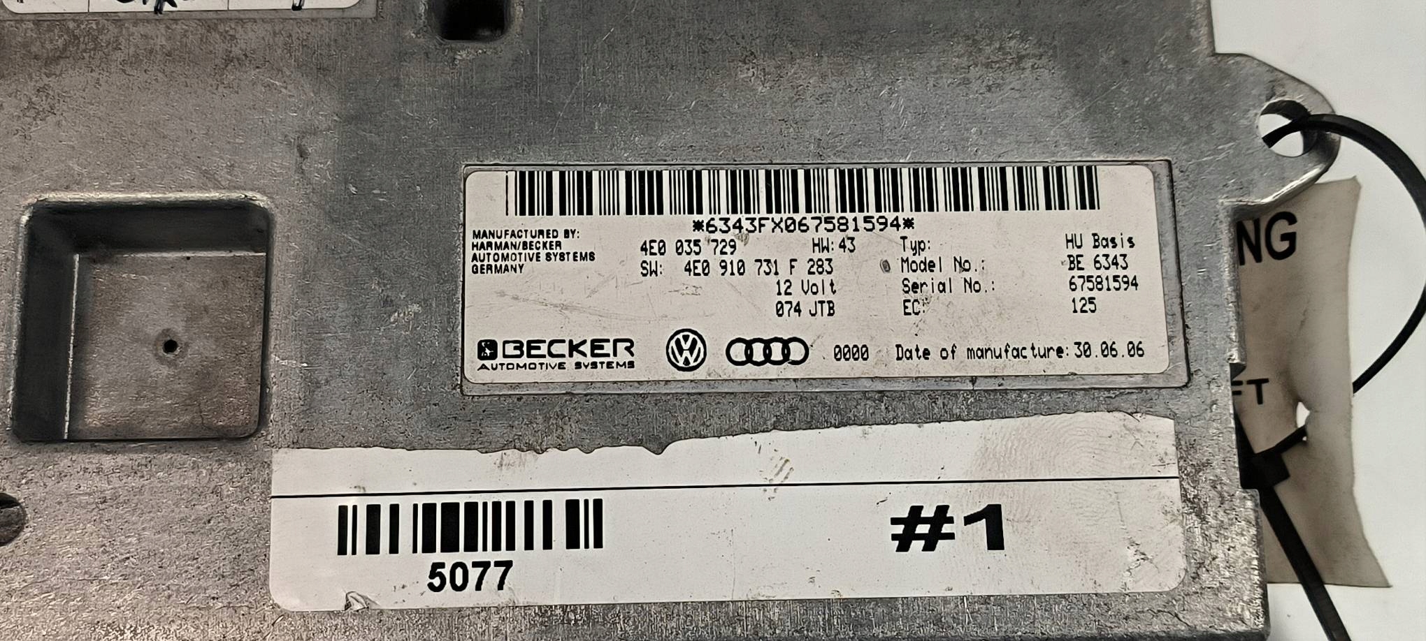 modul MMI 4E0910731F AUDI A6 C6