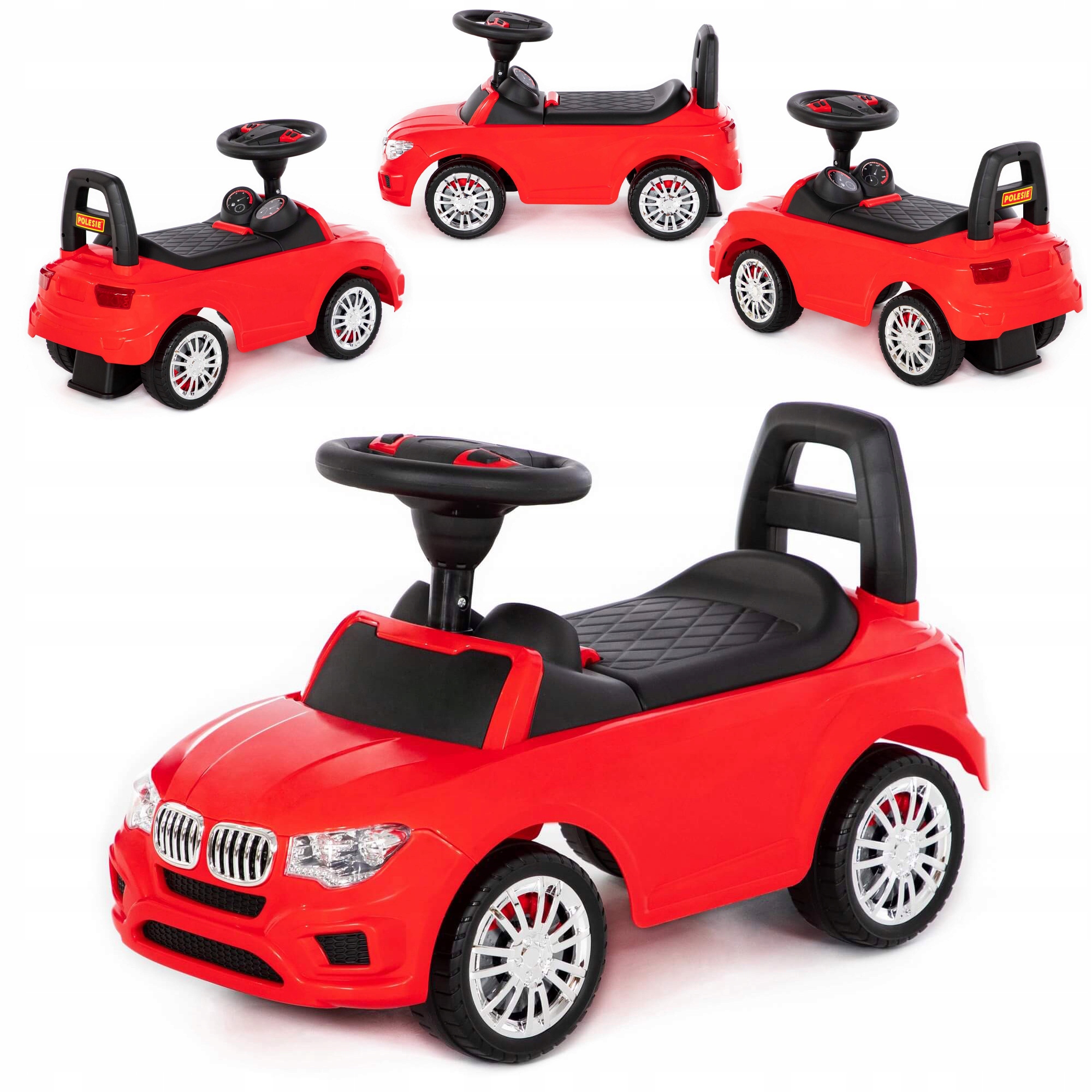 Wader Jeździk SuperCar5 dźwięk Pchacz Auto Red