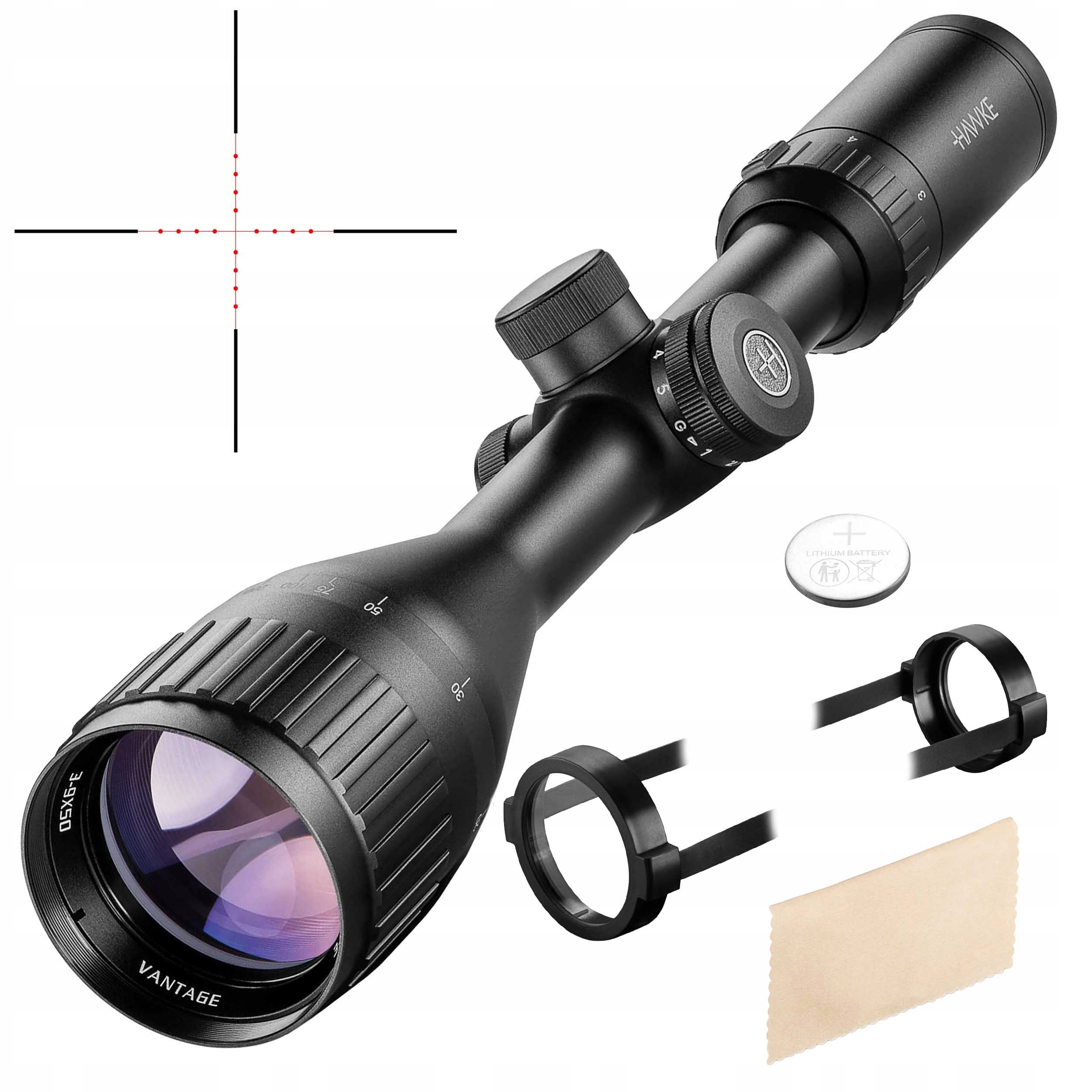 Hawke Luneta Celownicza Vantage 1" 4-12X40 Ao Ir .17 Hmr