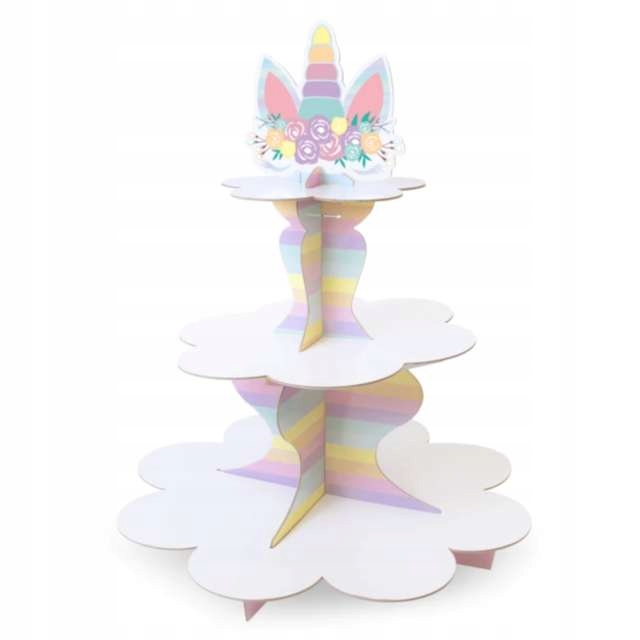 PATERA do babeczek JEDNOROŻEC unicorn papierowa DUŻA