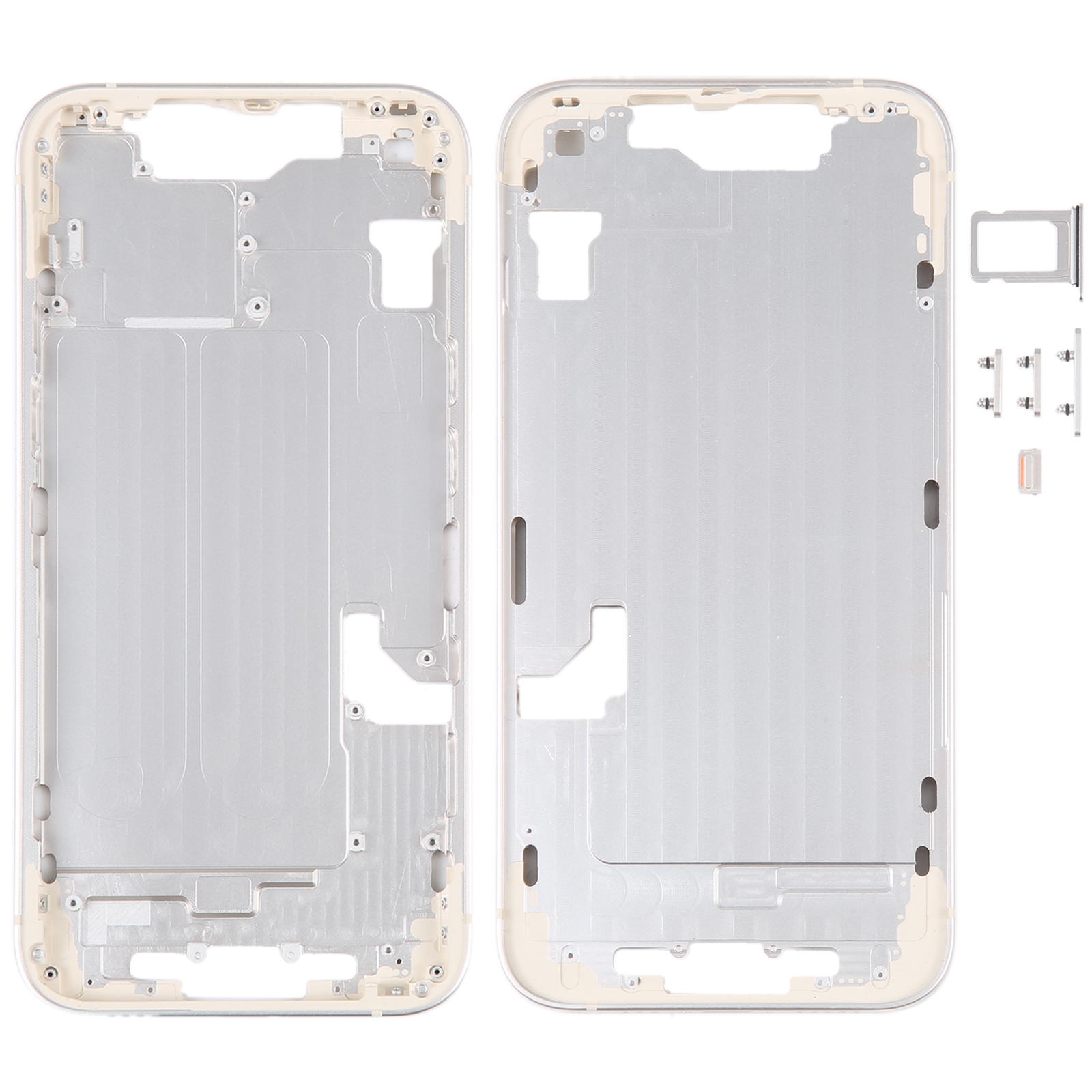 Obudowa Korpus Middle Frame Przyciski Ramka Do Apple iPhone 14 Starlight
