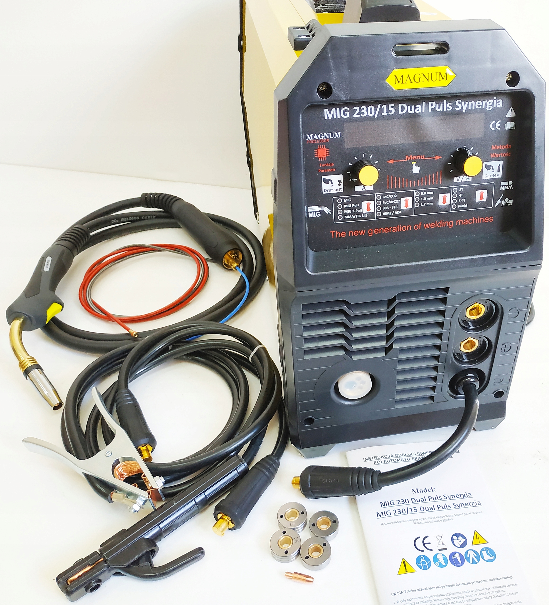 SPAWARKA MAGNUM MIG MAG 230 15 DUAL PULS SYNERGIA