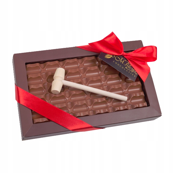 Levně Velká tabulka mléčné čokolády 230g, dárek ke Den dětí