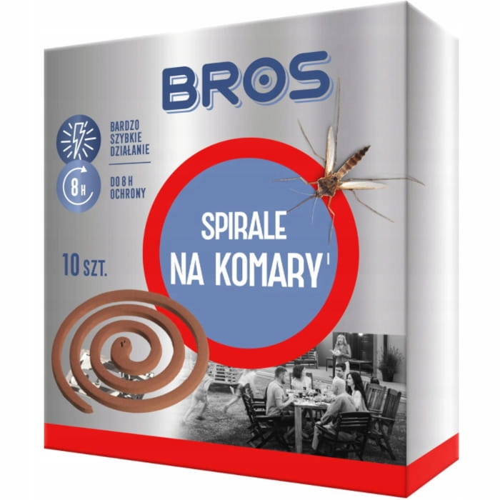 

10x Spirala Odstraszacz Na Komary Meszki Bros