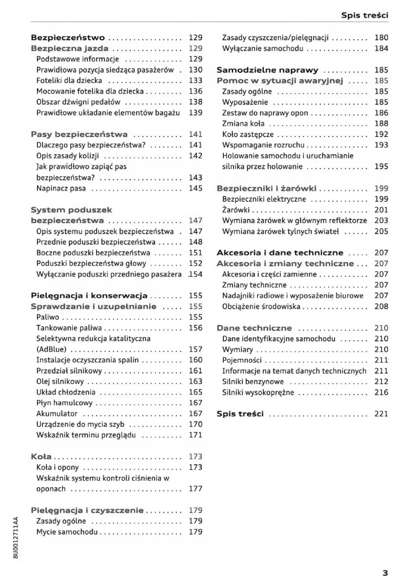 Audi Q3 2014 - 2018 Lift Instrukcja Obsługi Tytuł Audi Q3 2014 - 2016 Lift Instrukcja Obsługi