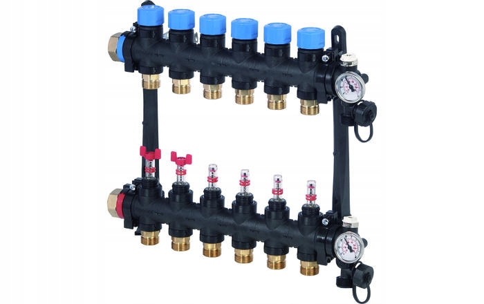 Rozdzielacz z przepływomierzem Fm 8XG3/4 Euro Uponor Vario M