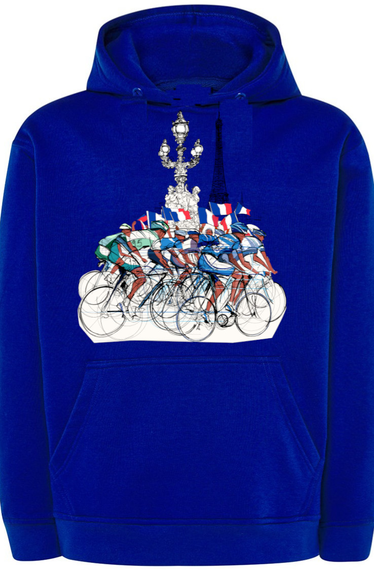 Tour De France Cyklistika Mikina S Kapucí r.XXL