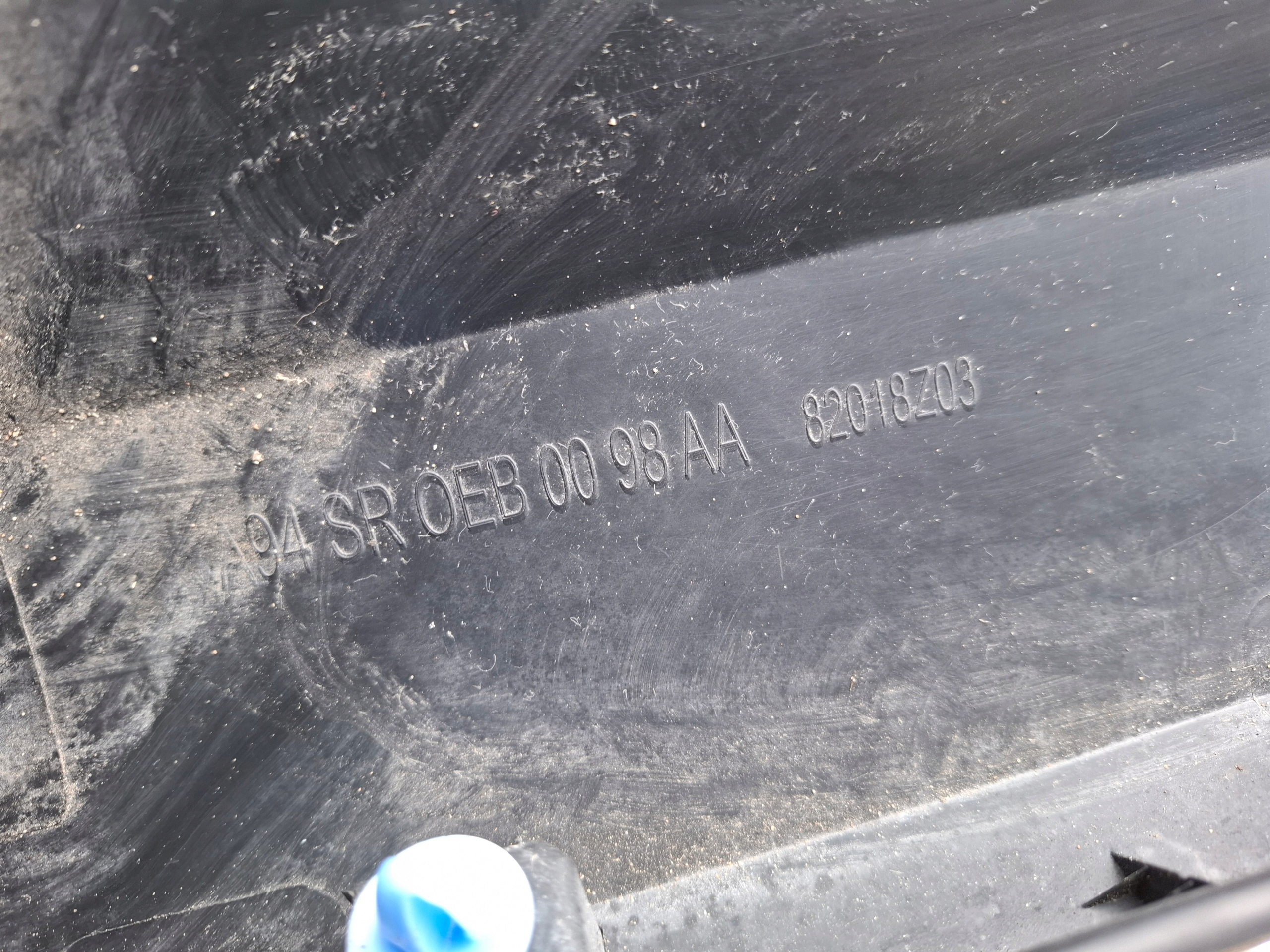 right moulding threshold cap PEUGEOT 2008 and 96781715XT
