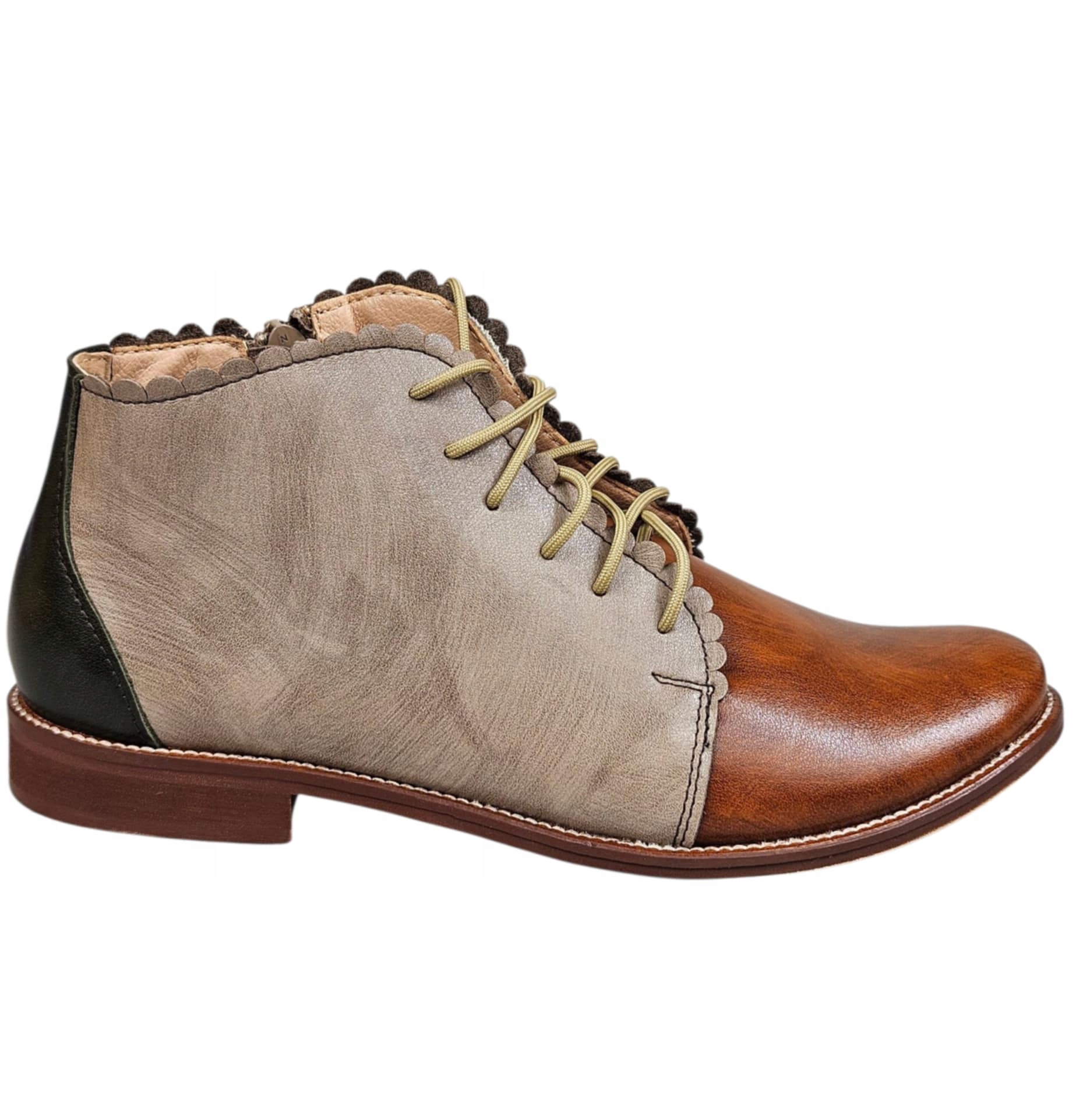 Kotníkové Boty kotníkové boty Nicoll se šněrováním 4078/HOGL S Hnědé vel. 38