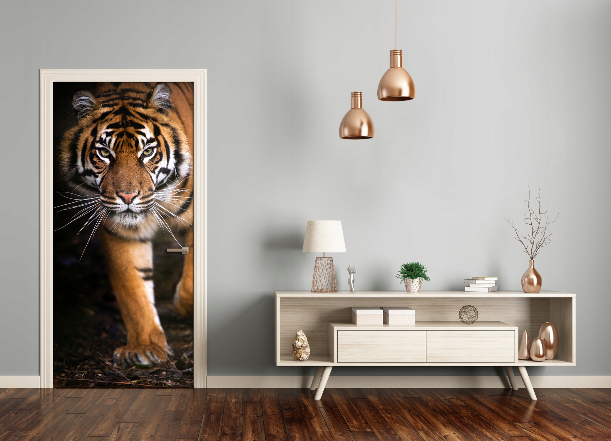 

Fototapeta samoprzylepna na drzwi Tygrys