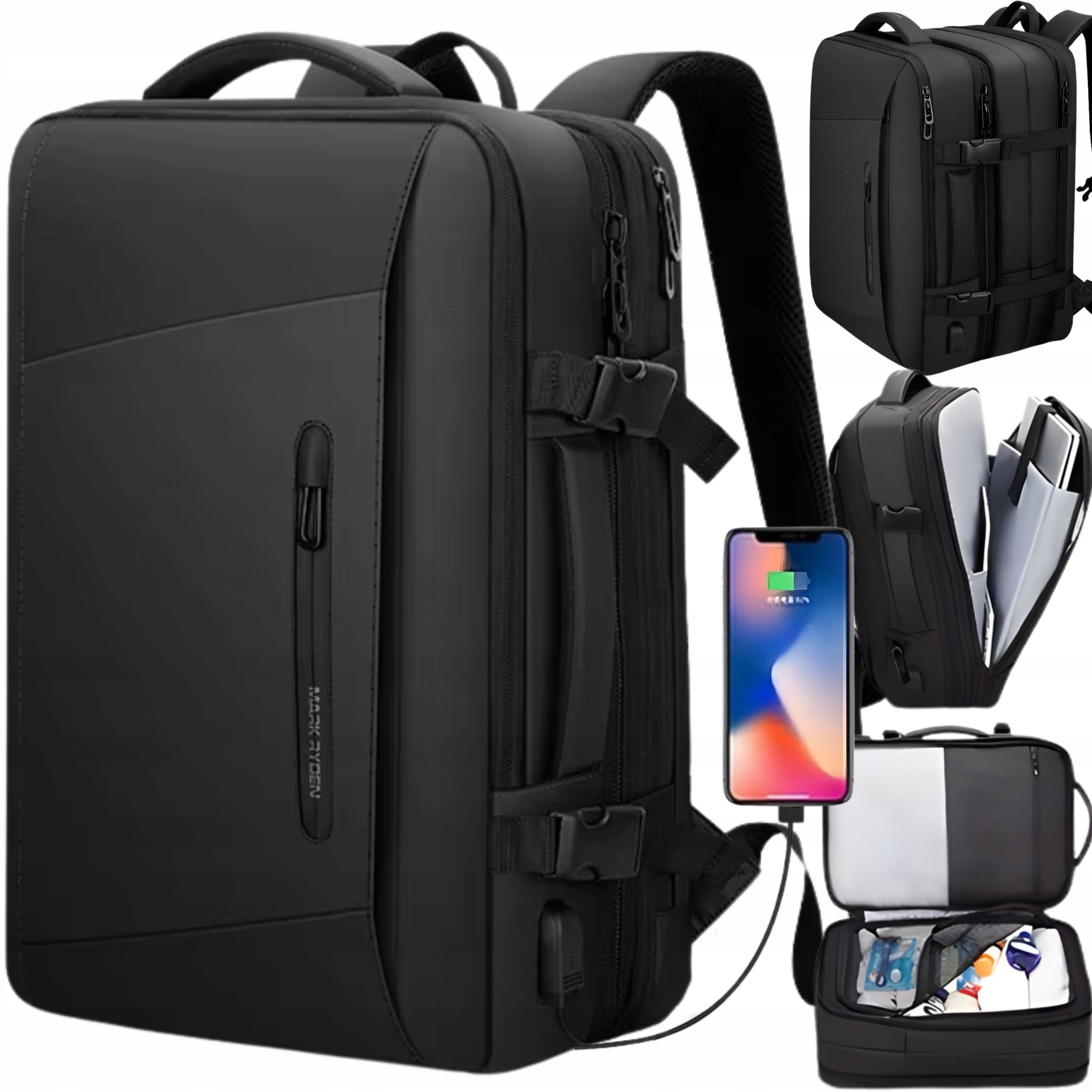 Pánský Batoh Na Notebook 17 XXL Příruční Zavazadlo Taška Na Letadlo Mark Ryden