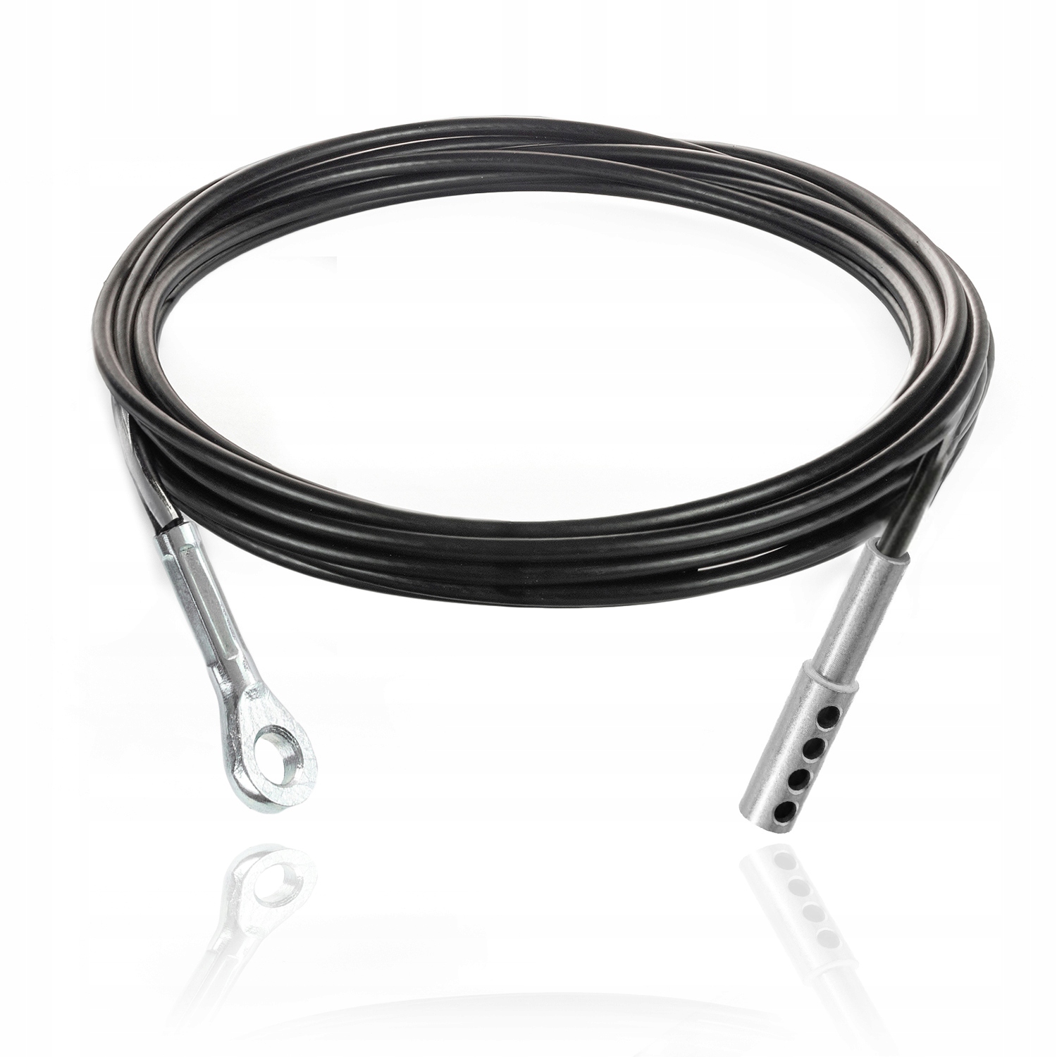 Atlasová šňůra Terminál 4-otvorová Ocelové oko v opletení Nylon 4/5,2 mm 3,9 m