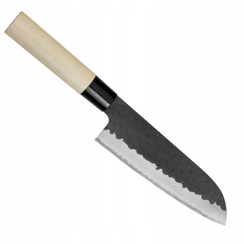 Tojiro Hammered VG-10 Japonský kuchynský nôž Santoku na zeleninu 60 Hrc 17 cm
