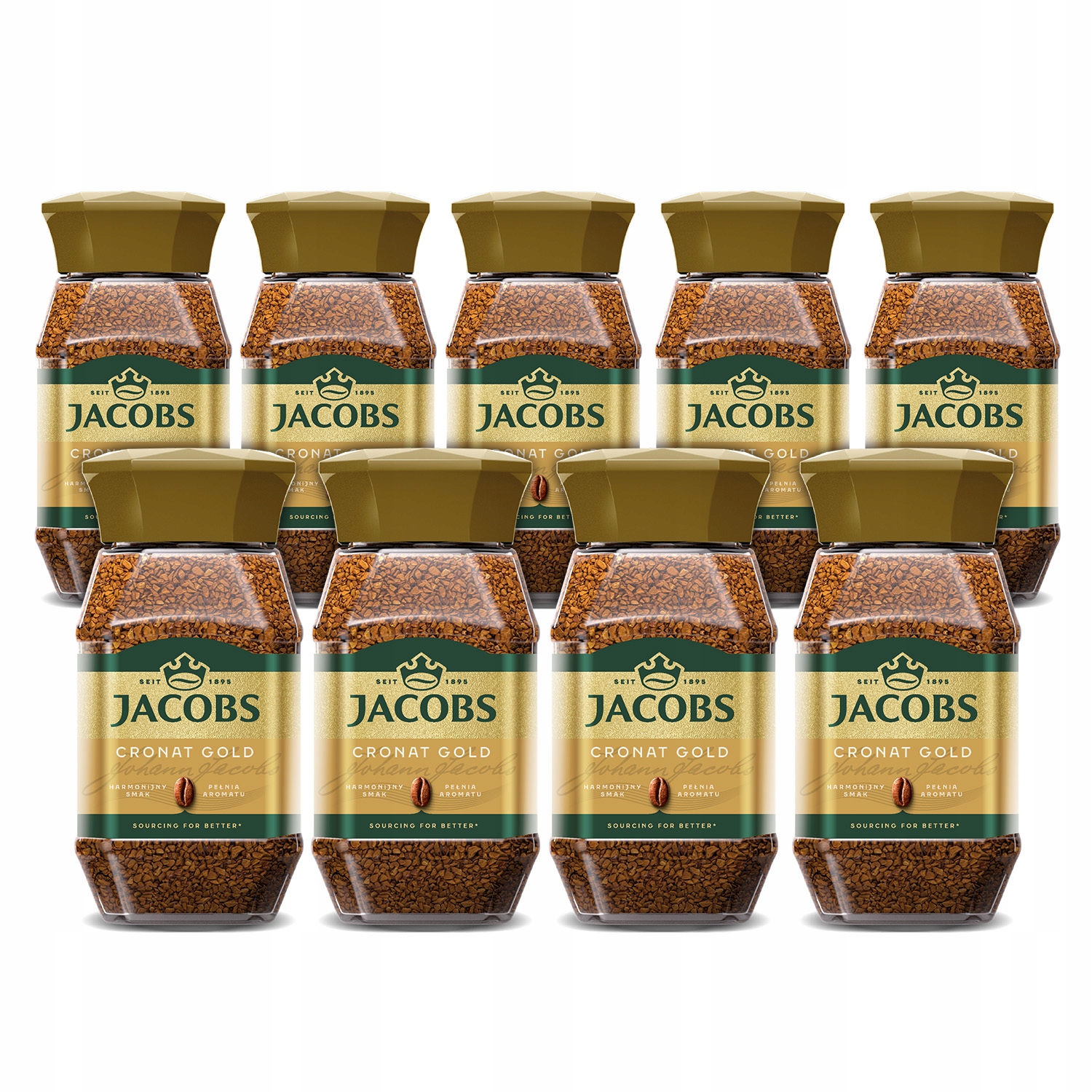 Kawa rozpuszczalna Jacobs Cronat Gold 9x 200g