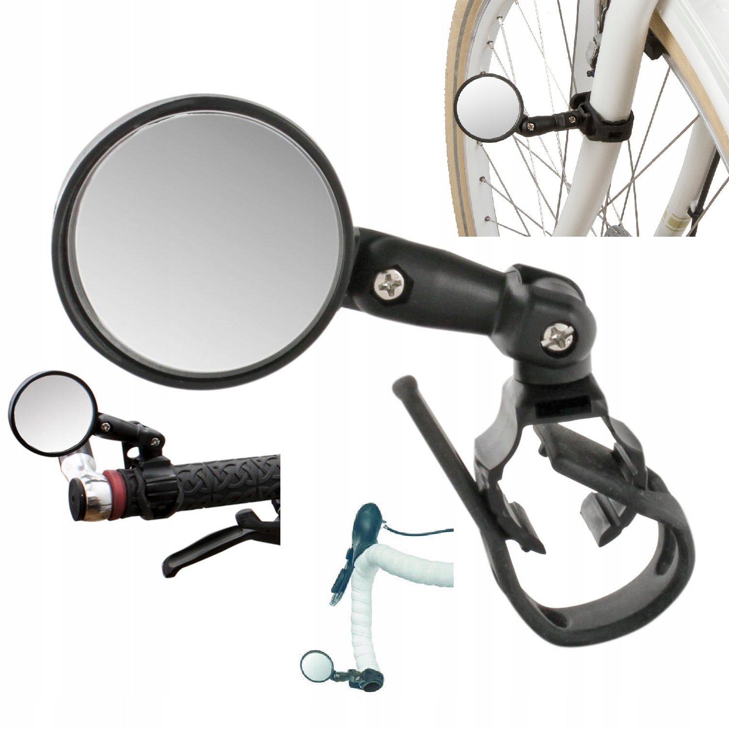 

M-wave Spy Mini Lusterko Rowerowe Uniwersalne 46MM