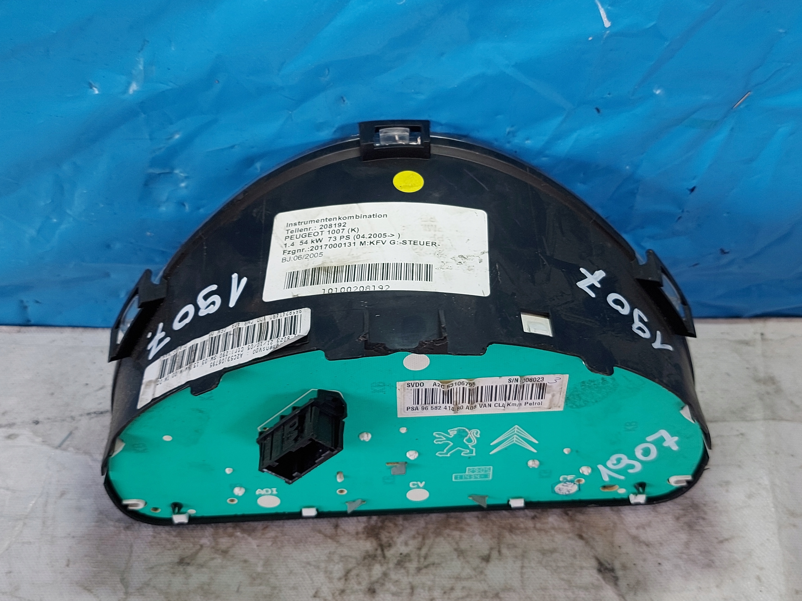 спидометр peugeot 1007 1.4 b A2C53106795