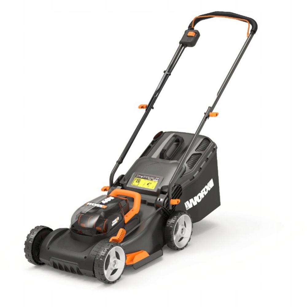 Rotačná kosačka Aku Worx 2x20V WG743E (2x4 Ah)