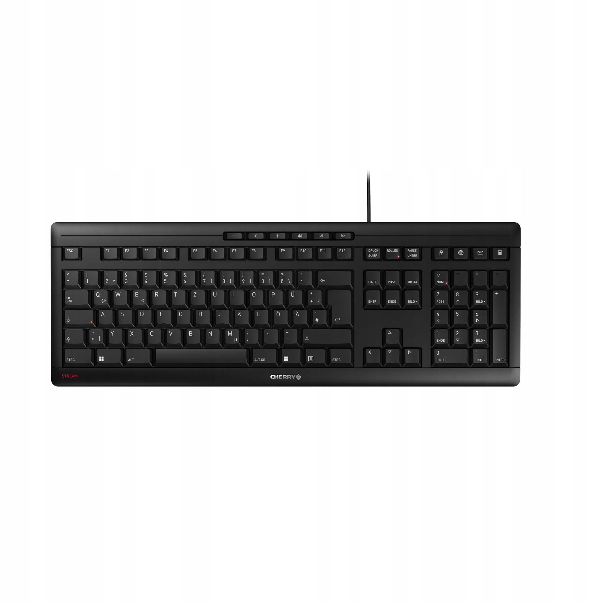 Klávesnice Cherry Stream JK-8500DE-2 Černá Německá Qwertz drátová