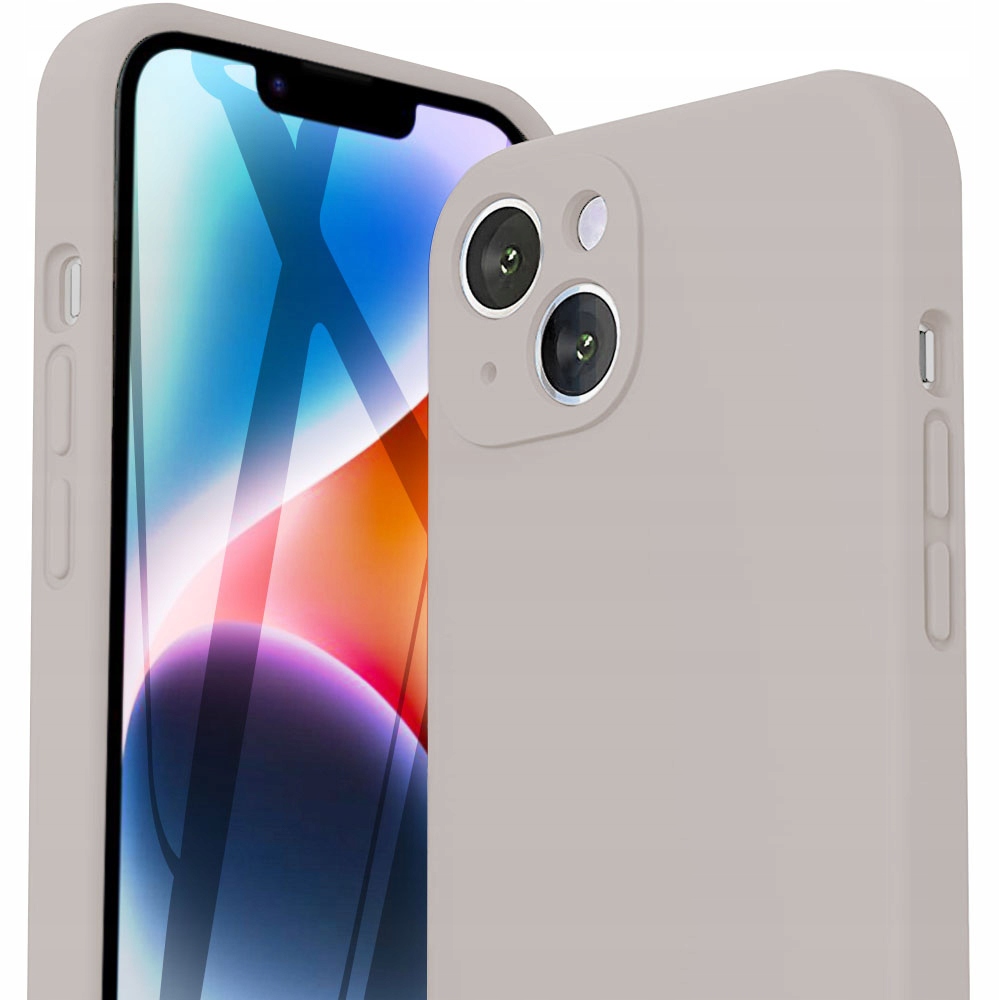 ETUI CASE OBUDOWA PLECKI FUTERAŁ LIQUID DO IPHONE 14 PLUS + SZKŁO Dedykowana marka Apple