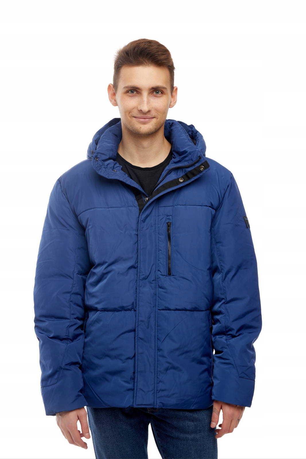Pánská zimní bunda Wrangler Protector Jacket Blue W4A2W3XJY 3XL