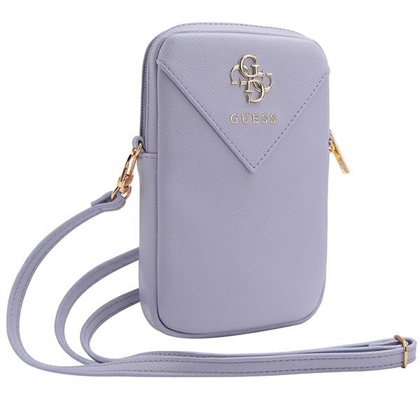 Taška Guess Guwbzpgstegu Zip Triangle 4G fialová/fialová