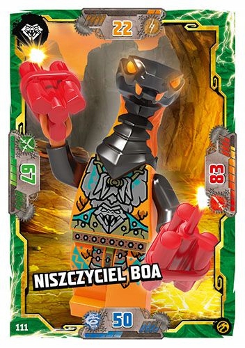 Karta Lego Ninjago Seria 7 nr 111 Niszczyciel boa