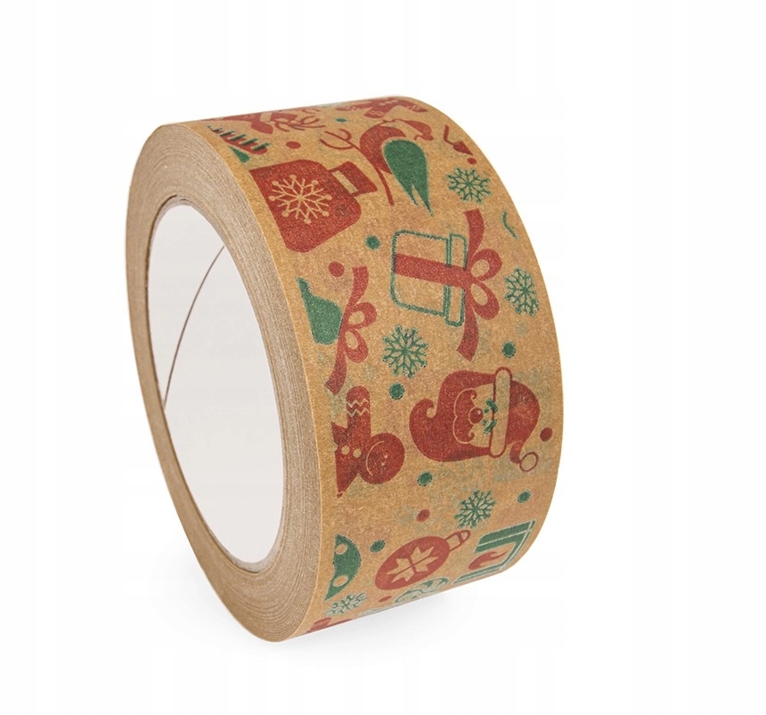 

Taśma pakowa 2 Świąteczna60y/48mm papierowa