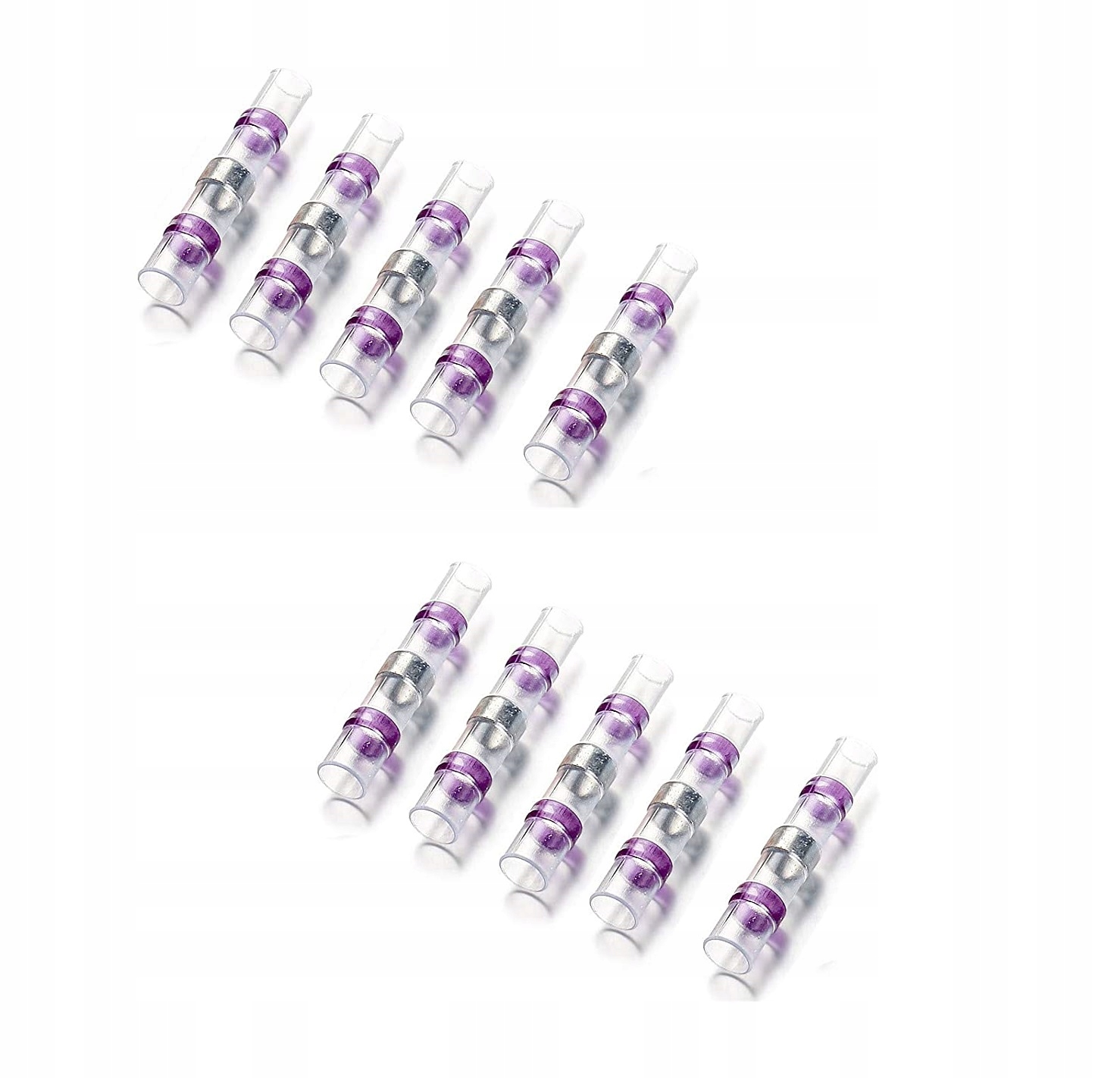 

50x Szybkozłączka termokurczliwa z cyną 2.5-4,0 mm