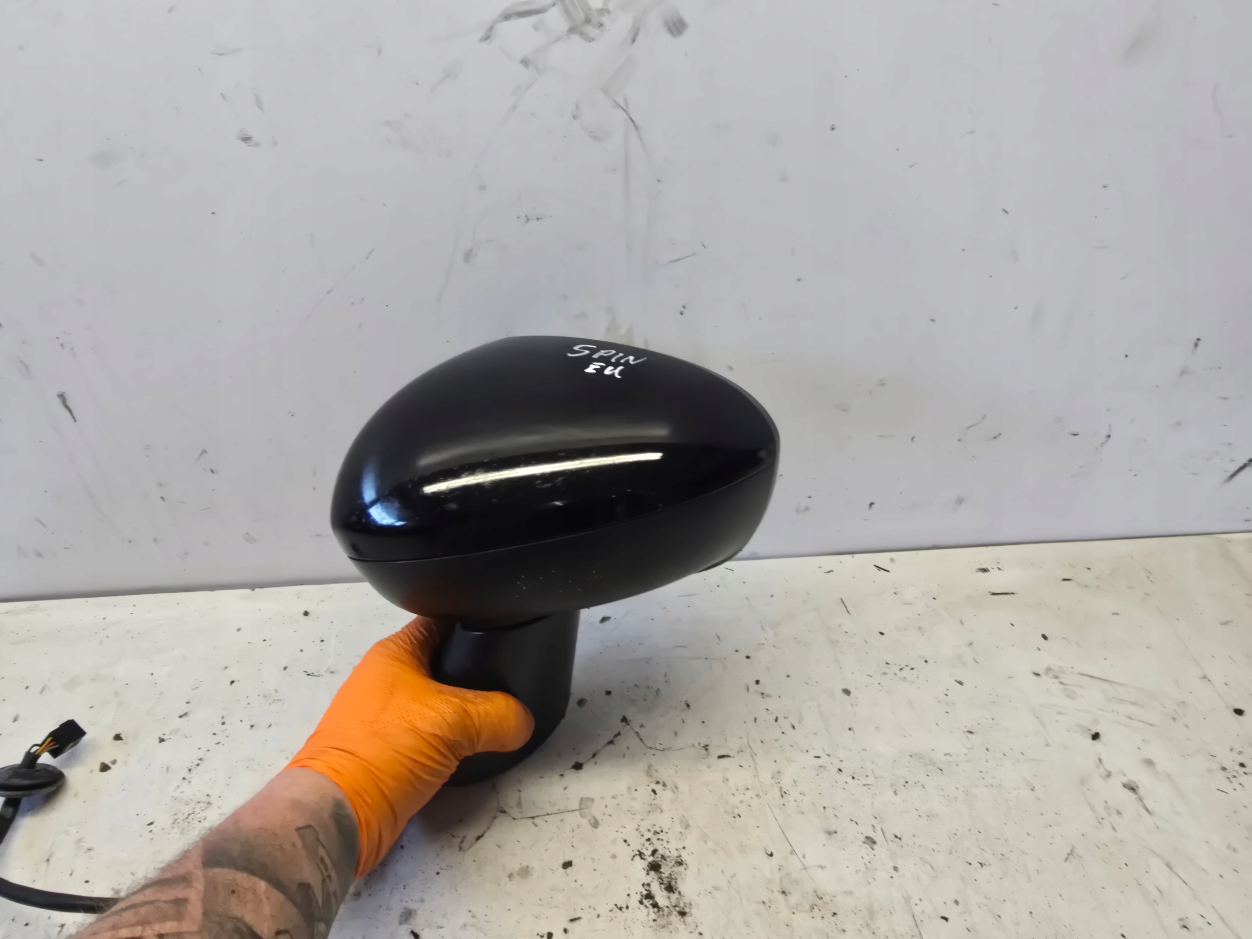 OPEL MERIVA B mirror left 5 PIN electrics Z20R black, EUROPA
