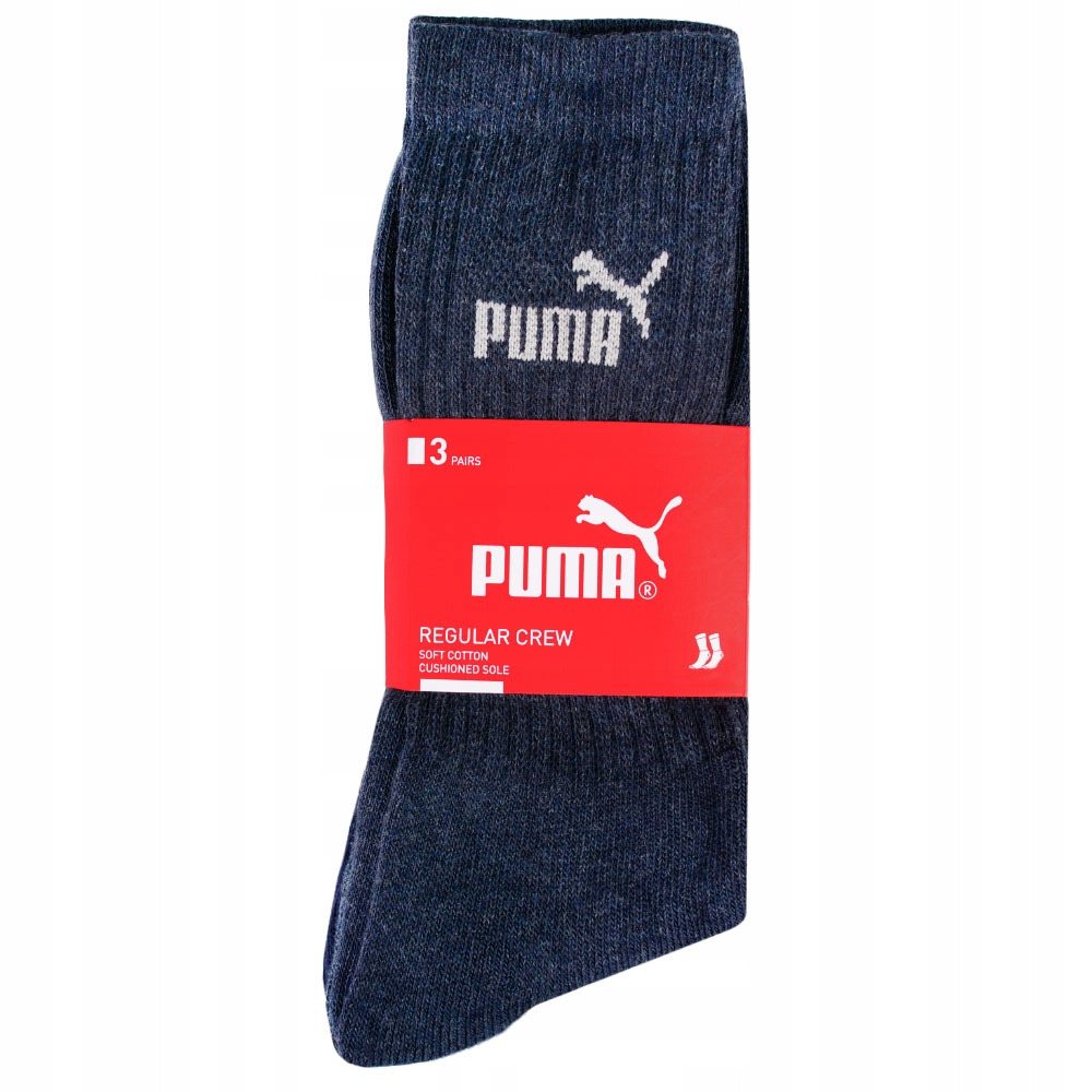 

Puma Skarpety Długie Tenisowe 3 pary Granat 43-46