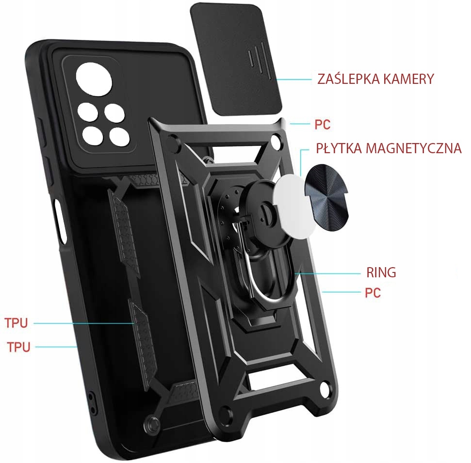 Etui Camshield Pro+ Szkło do Xiaomi Poco X4 Pro 5G Kod producenta Camshield Pro Szkło do Poco X4 Pro 5G BR