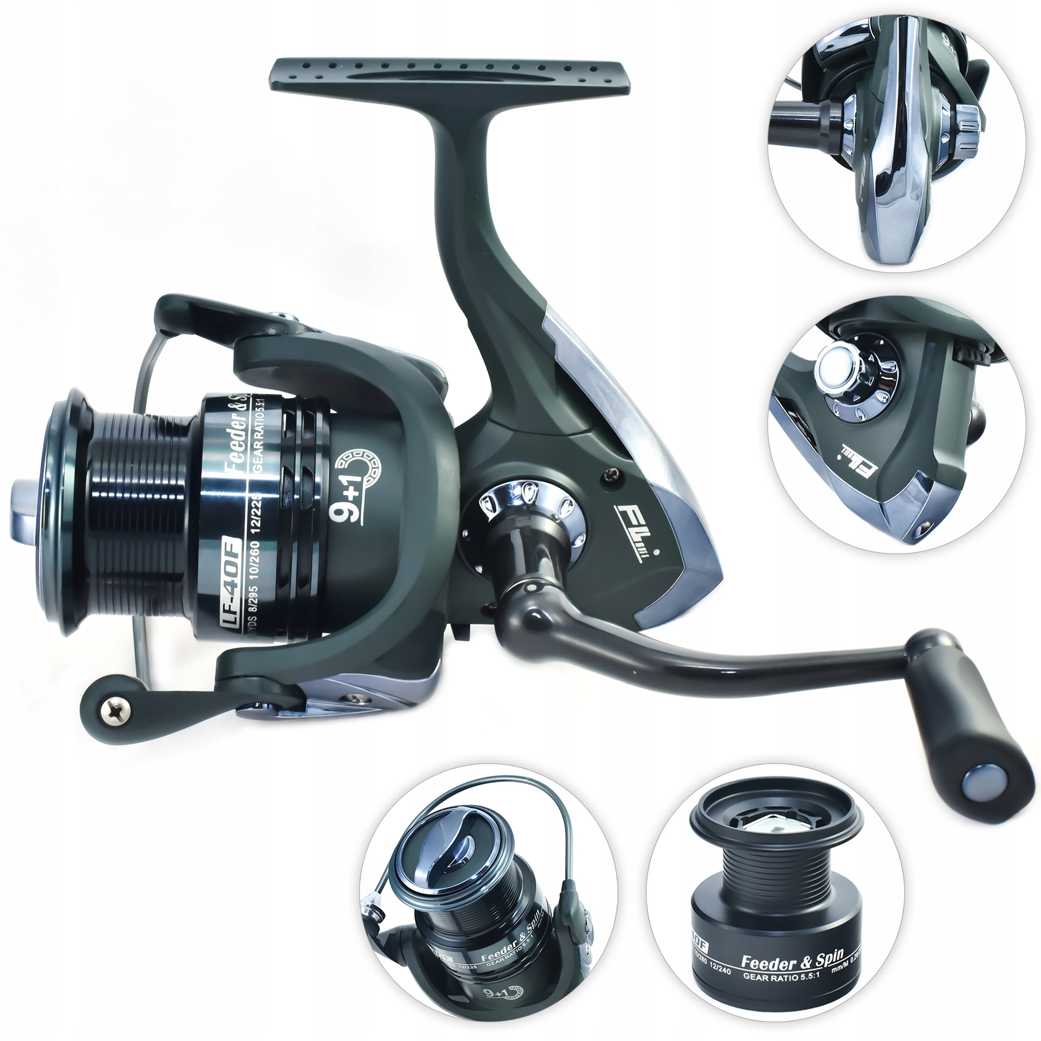 Naviják Fl Feeder & Spin LF-40F+_/:":